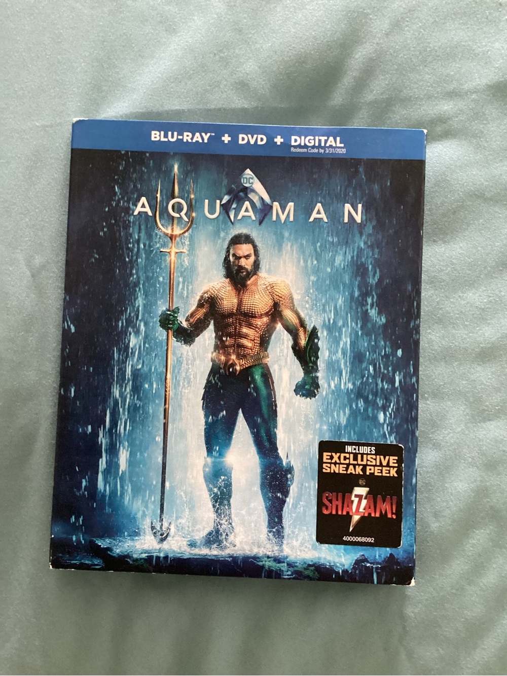 Aquaman Blu-ray + DVD + Digital - Aquaman Cover Art